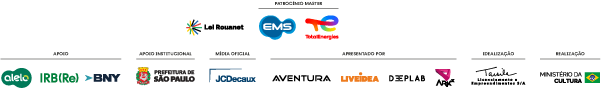 Barra de logos dos patrocinadores.