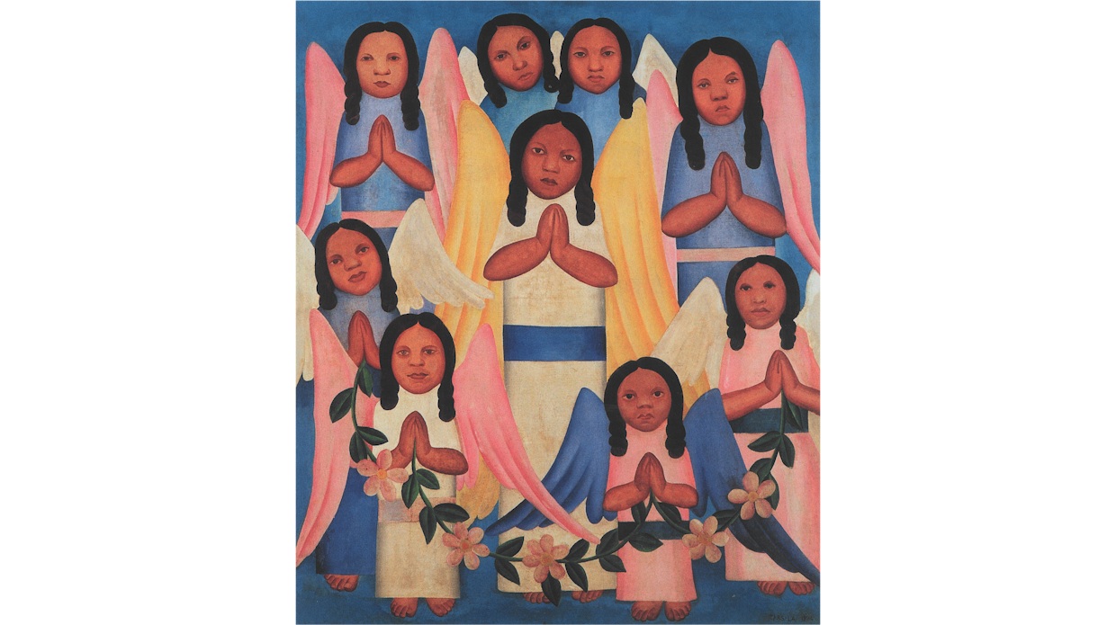 Imagem da obra “Anjos”. 
